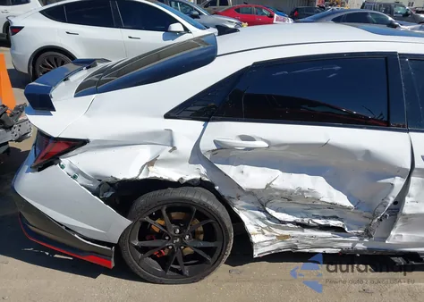 2024 Hyundai Elantra N из США, поврежденный, VIN KMHLW4DK7RU022559